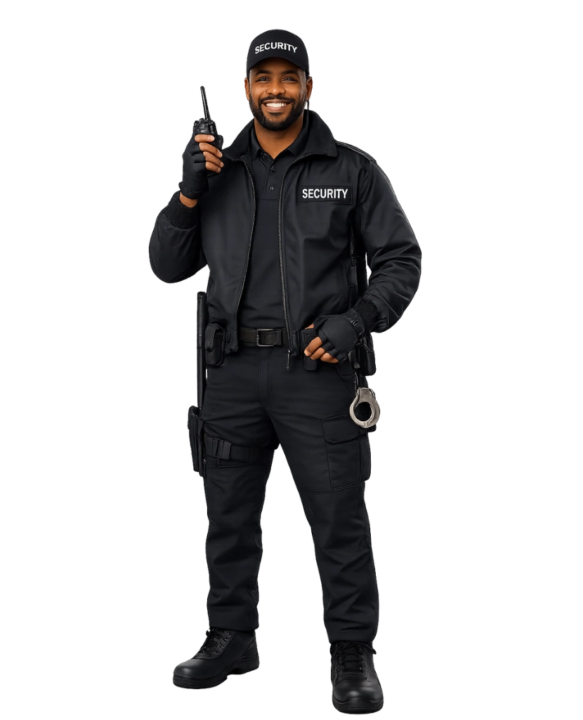 Professional security companies business — web design by The Webster